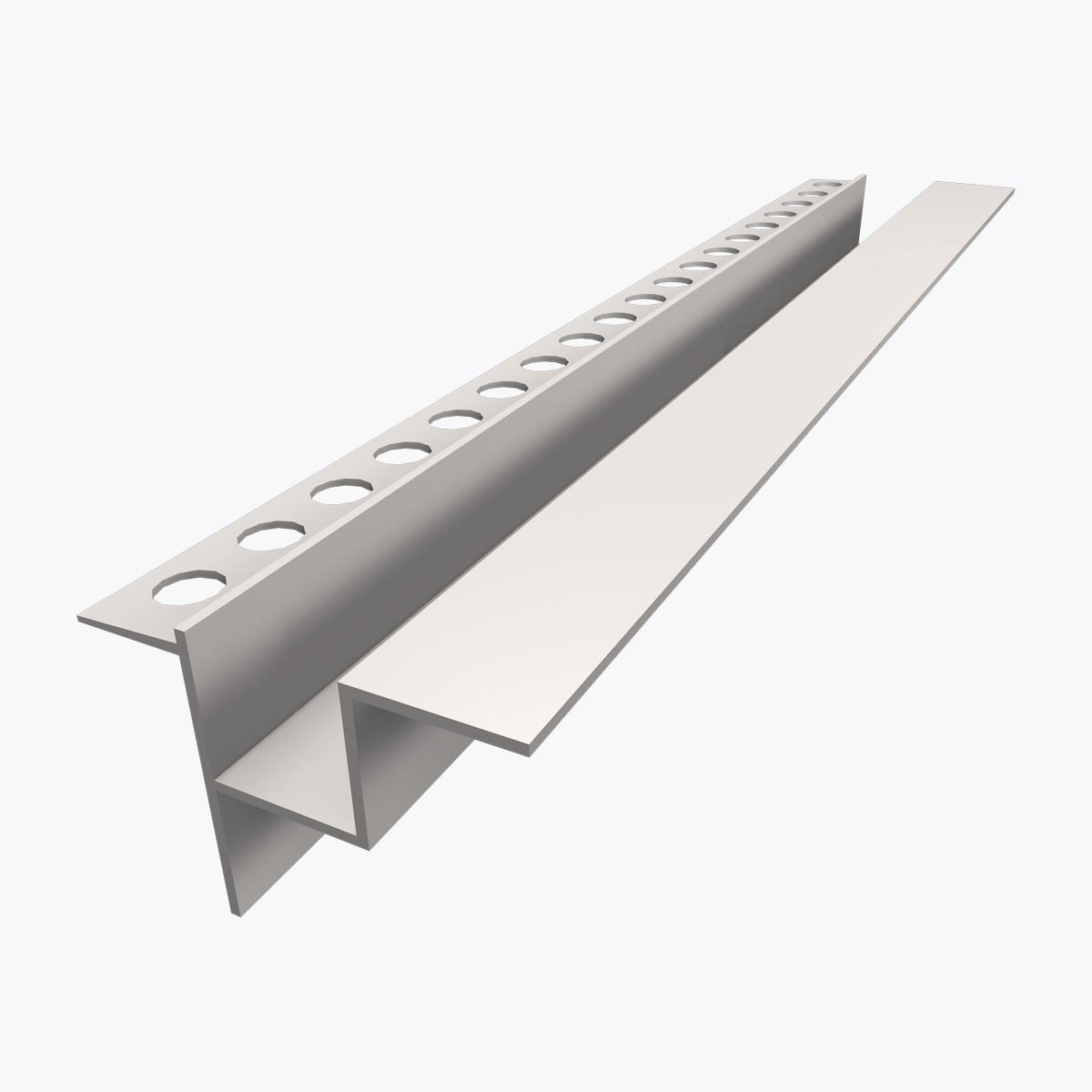 profile-transition-faux-plafond-plaque-platre-demontable-tempolistel.jpg TEMPOLISTEL® B115 Perėjimo profilis tarp gipso kartono plokštės ir nuimamo lubų skydų - Image 1