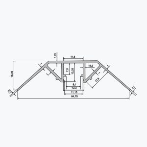 TEMPOLISTEL® A139 LED profilis - Image 2
