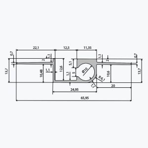 TEMPOLISTEL® B109 Karnizo profilis pertvarai - Image 2